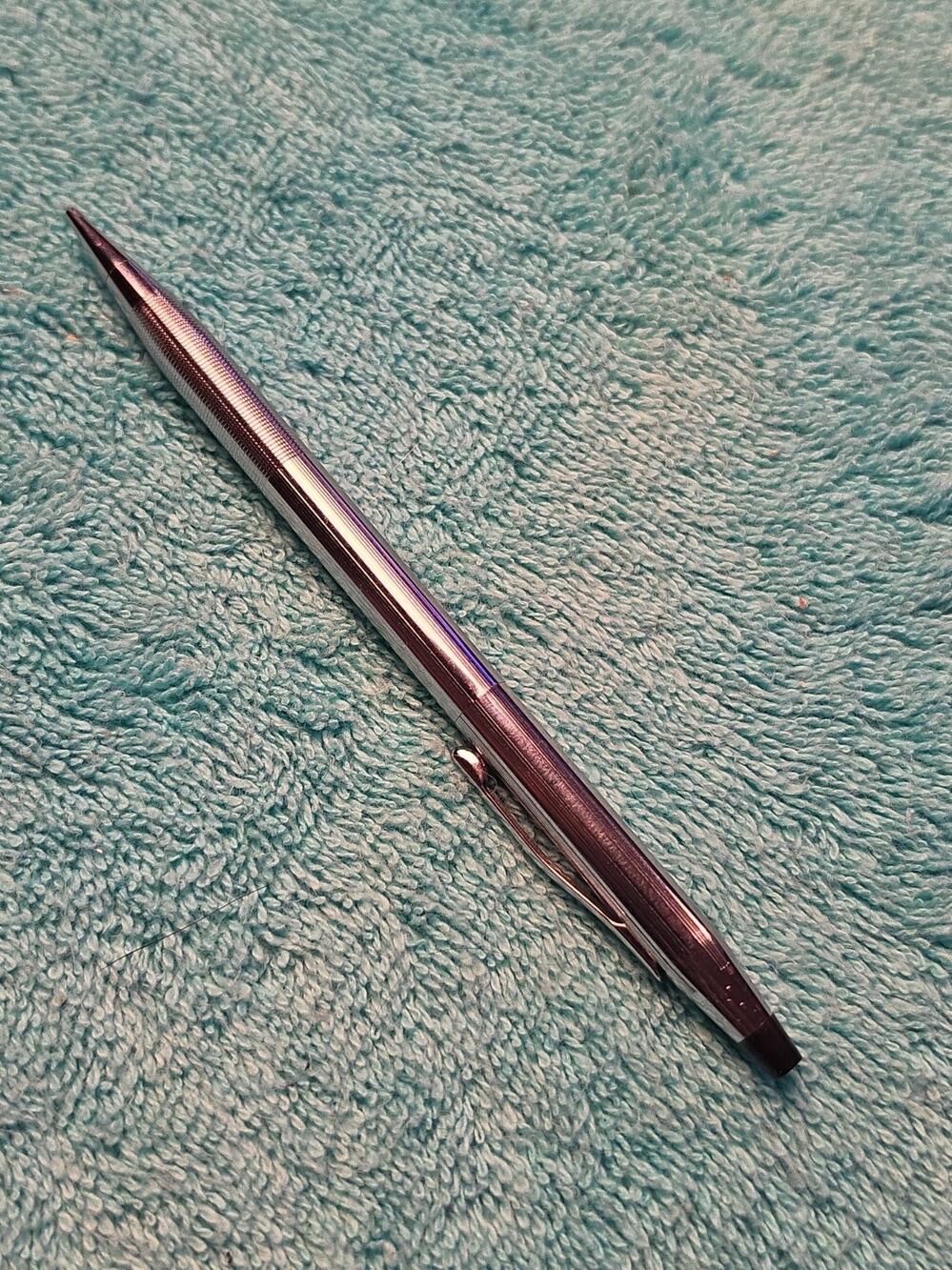Vintage Cross Century Chrome Mechanical Pencil Made In Usa Lead Executive Sleek